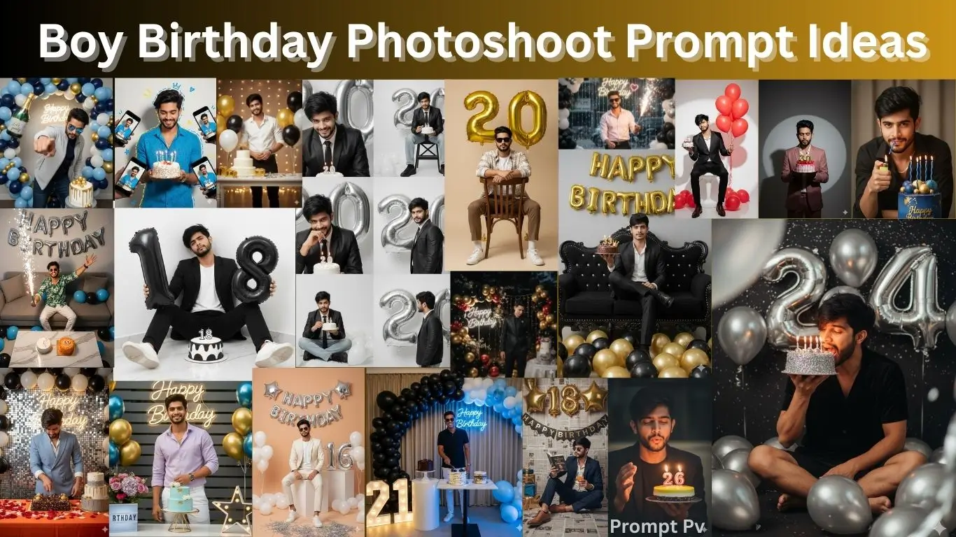 Boy Birthday Photoshoot Prompt Ideas | Best Poses, Concepts & Creative Shot Guide 2026