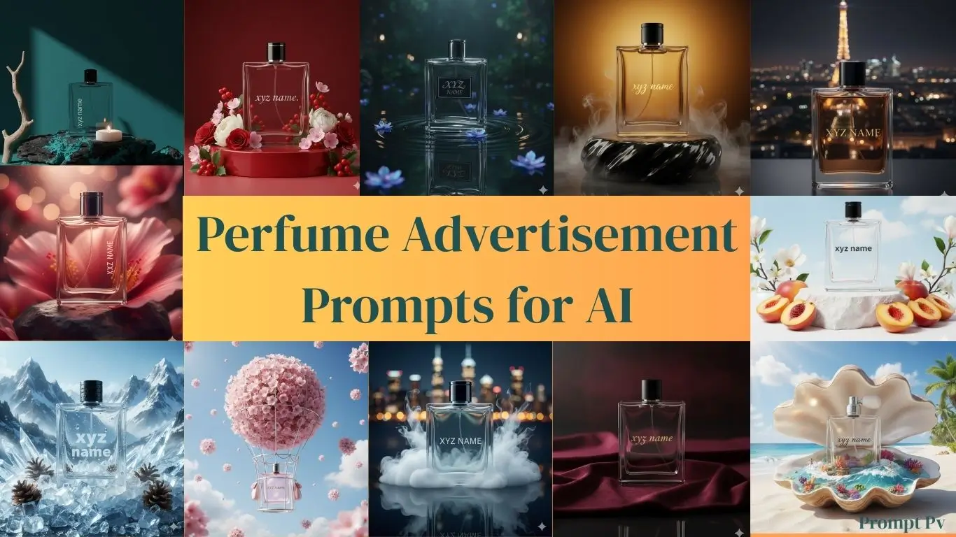Perfume Advertisement Prompts for AI – Create Stunning Luxury Fragrance Ads-2026