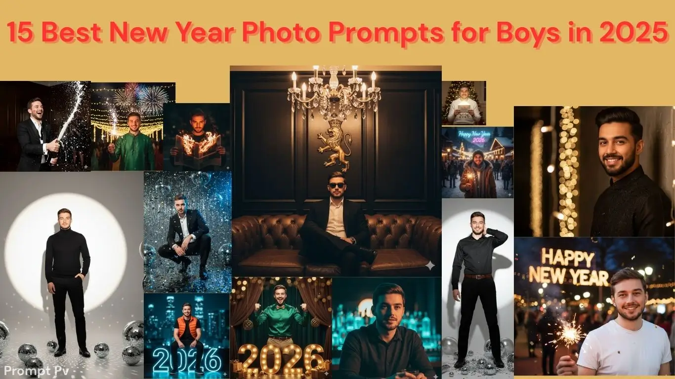 15 Best New Year Photo Prompts for Boys in 2026 (AI Trend)
