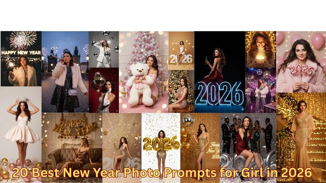 20 Best New Year Photo Prompt for Girl in 2026 (Trending AI Poses)