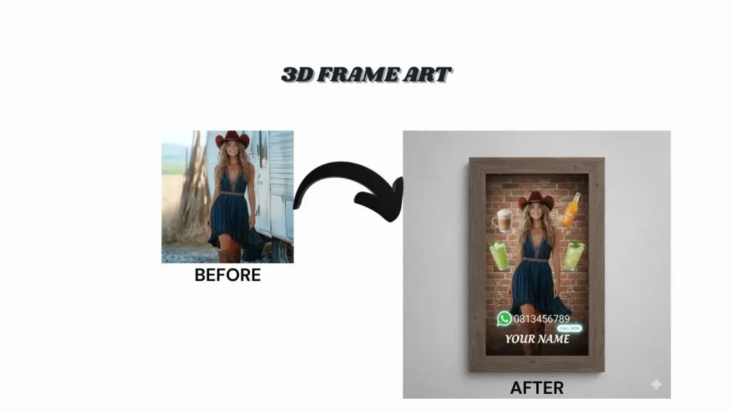 3D FRAME ART