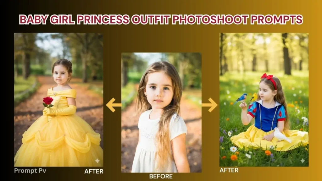 Baby Girl Princess Outfit Photoshoot Prompts (2)