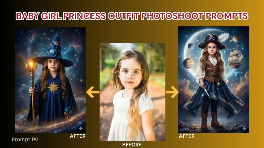 Baby Girl Princess Outfit Photoshoot Prompts (6)
