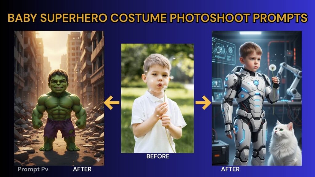 Baby Superhero Costume Photoshoot Prompts4