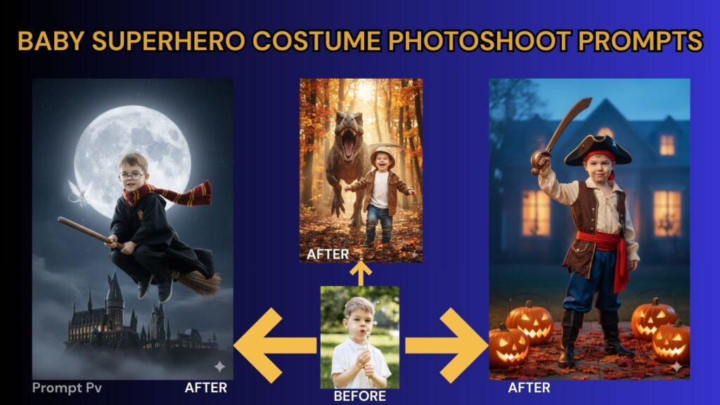 Baby Superhero Costume Photoshoot Prompts7