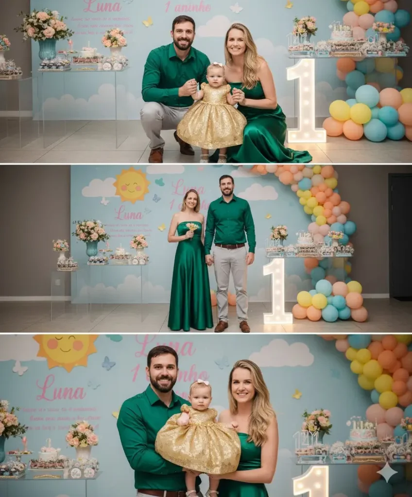 Fairy Tale Baby Birthday Theme with Family3