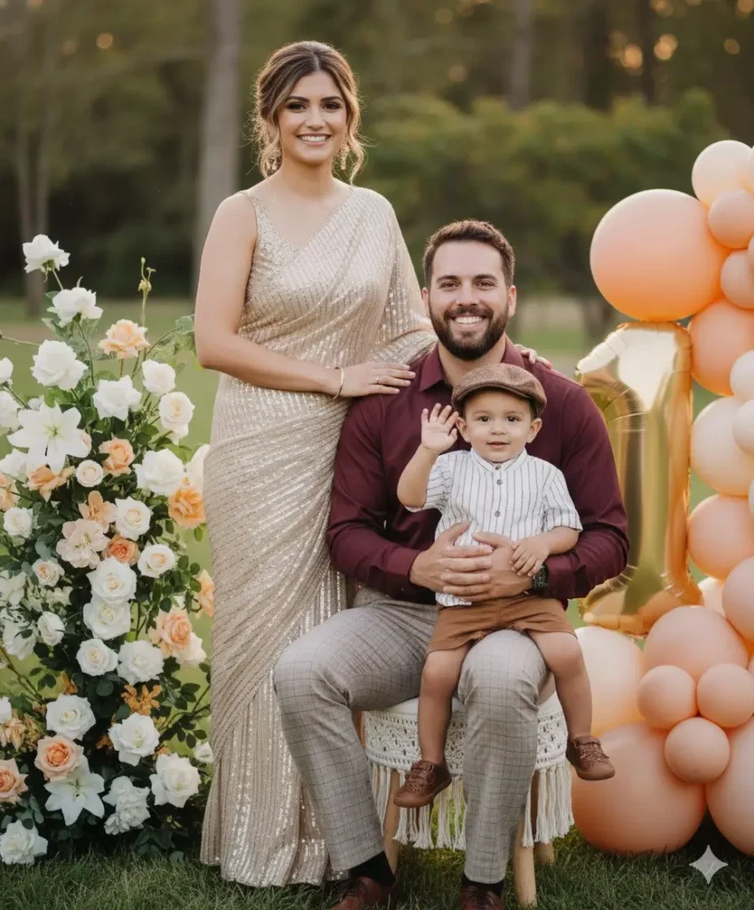 Floral Garden Baby Birthday Theme Photoshoot1